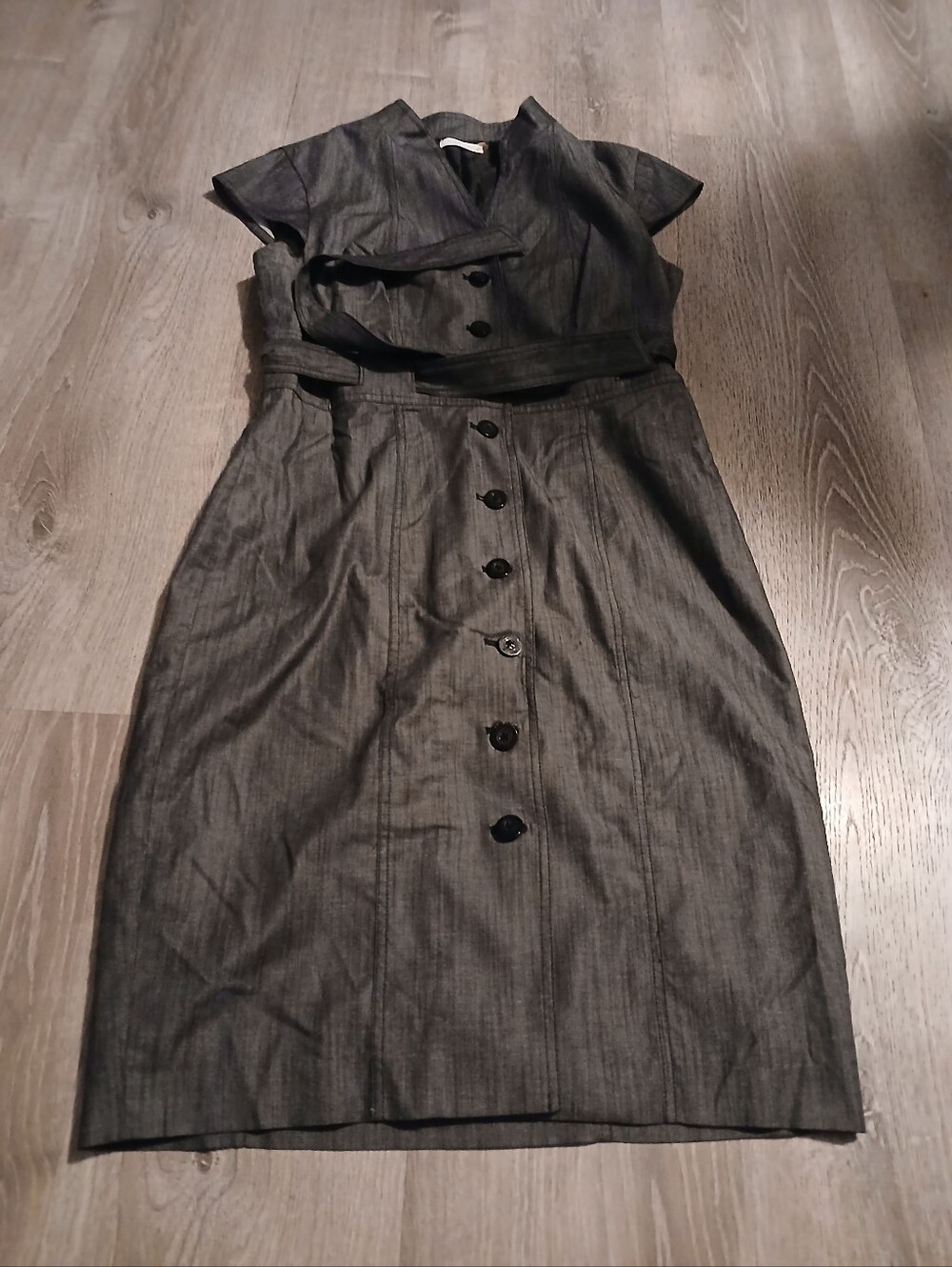 Calvin Klein Button-Front Sheath Dress